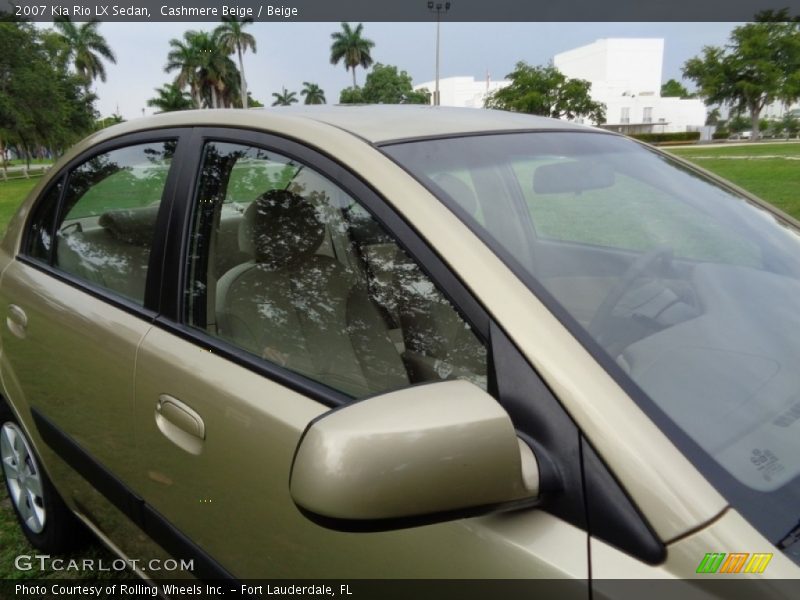 Cashmere Beige / Beige 2007 Kia Rio LX Sedan