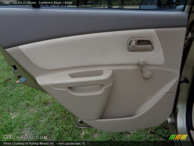 Cashmere Beige / Beige 2007 Kia Rio LX Sedan