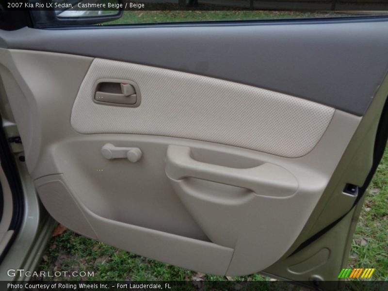 Cashmere Beige / Beige 2007 Kia Rio LX Sedan