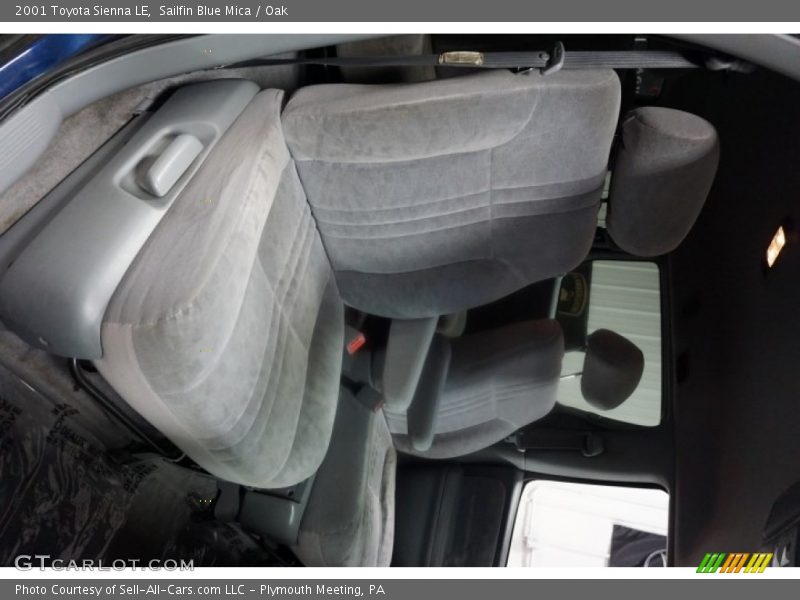 Sailfin Blue Mica / Oak 2001 Toyota Sienna LE