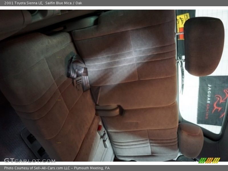 Sailfin Blue Mica / Oak 2001 Toyota Sienna LE