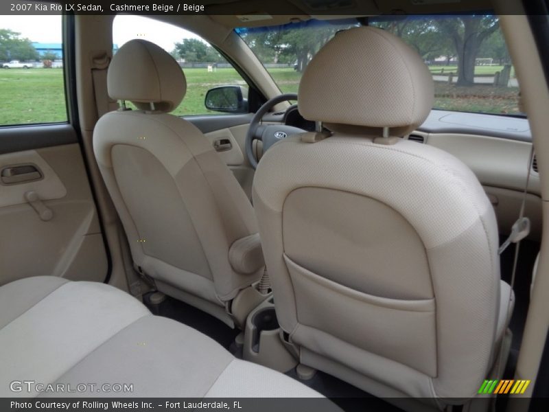 Cashmere Beige / Beige 2007 Kia Rio LX Sedan