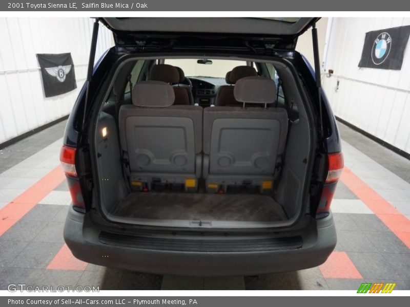 Sailfin Blue Mica / Oak 2001 Toyota Sienna LE
