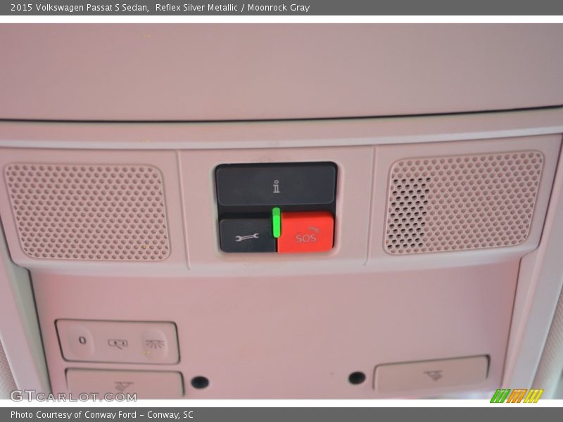 Reflex Silver Metallic / Moonrock Gray 2015 Volkswagen Passat S Sedan