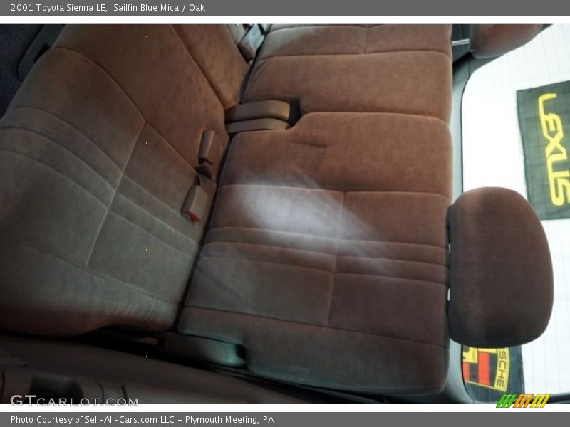 Sailfin Blue Mica / Oak 2001 Toyota Sienna LE