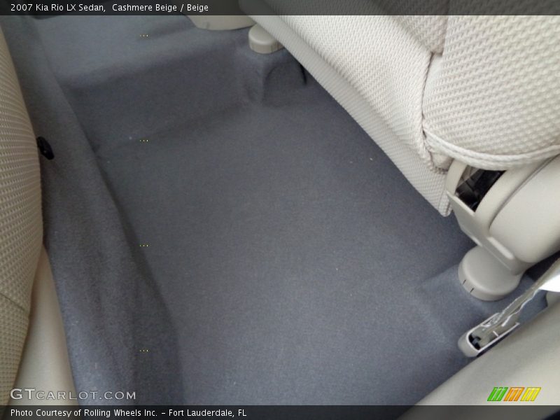 Cashmere Beige / Beige 2007 Kia Rio LX Sedan
