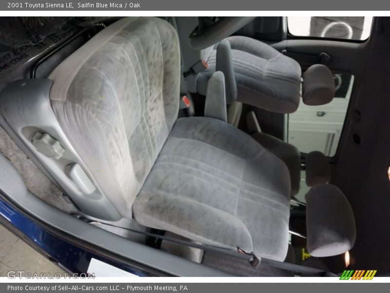 Sailfin Blue Mica / Oak 2001 Toyota Sienna LE