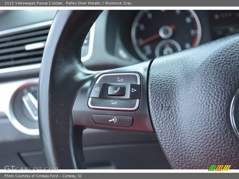 Reflex Silver Metallic / Moonrock Gray 2015 Volkswagen Passat S Sedan