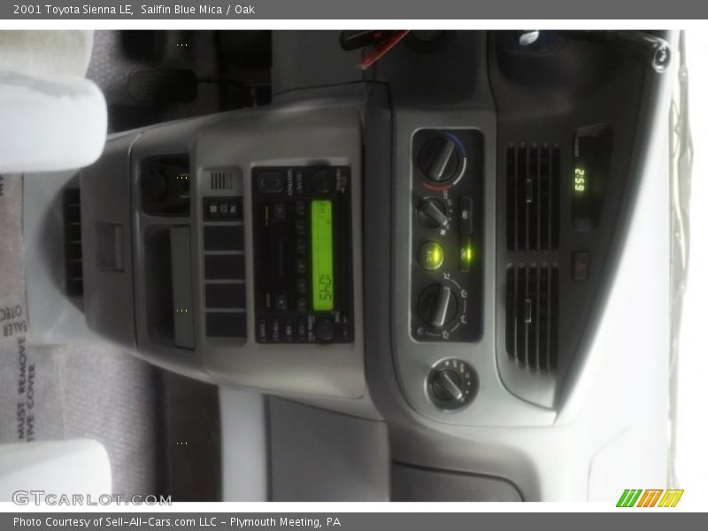 Sailfin Blue Mica / Oak 2001 Toyota Sienna LE