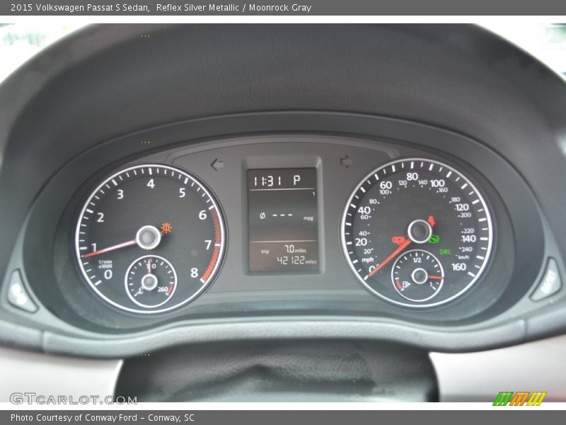 Reflex Silver Metallic / Moonrock Gray 2015 Volkswagen Passat S Sedan