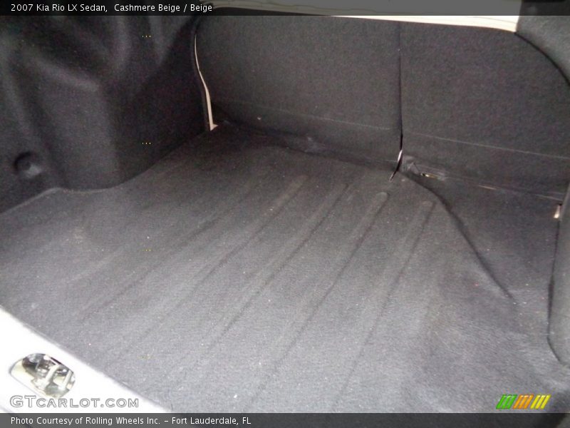 Cashmere Beige / Beige 2007 Kia Rio LX Sedan