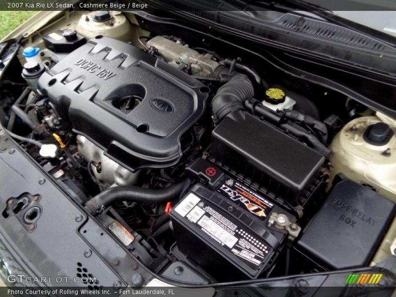 Cashmere Beige / Beige 2007 Kia Rio LX Sedan