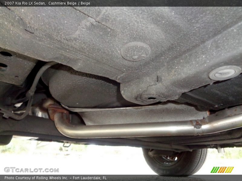 Cashmere Beige / Beige 2007 Kia Rio LX Sedan