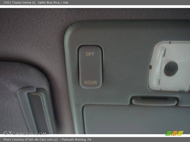 Sailfin Blue Mica / Oak 2001 Toyota Sienna LE