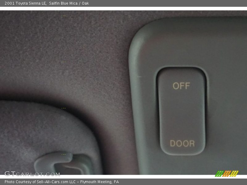 Sailfin Blue Mica / Oak 2001 Toyota Sienna LE