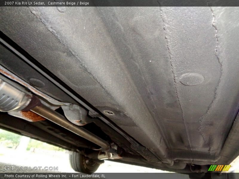 Cashmere Beige / Beige 2007 Kia Rio LX Sedan