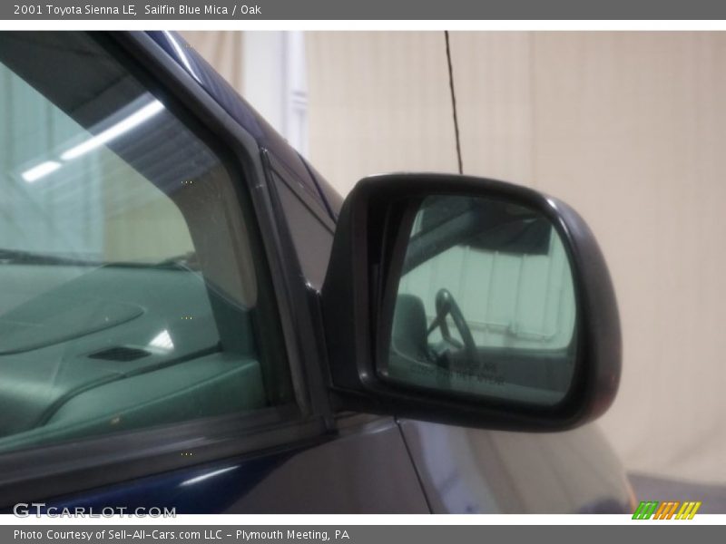 Sailfin Blue Mica / Oak 2001 Toyota Sienna LE