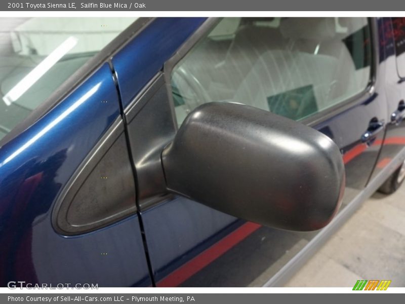 Sailfin Blue Mica / Oak 2001 Toyota Sienna LE