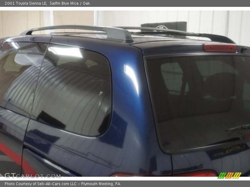 Sailfin Blue Mica / Oak 2001 Toyota Sienna LE