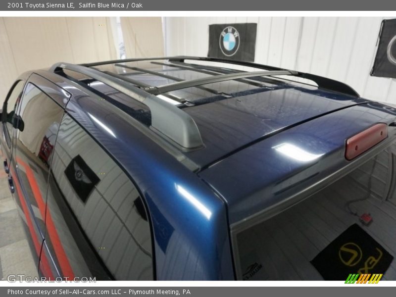 Sailfin Blue Mica / Oak 2001 Toyota Sienna LE