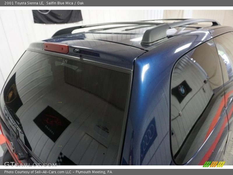 Sailfin Blue Mica / Oak 2001 Toyota Sienna LE