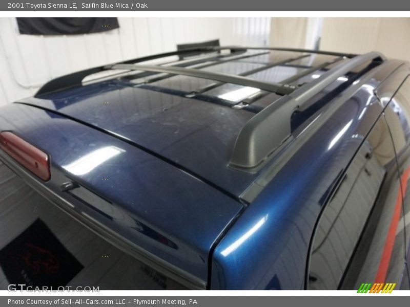 Sailfin Blue Mica / Oak 2001 Toyota Sienna LE