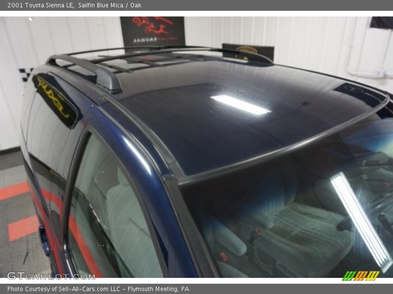 Sailfin Blue Mica / Oak 2001 Toyota Sienna LE
