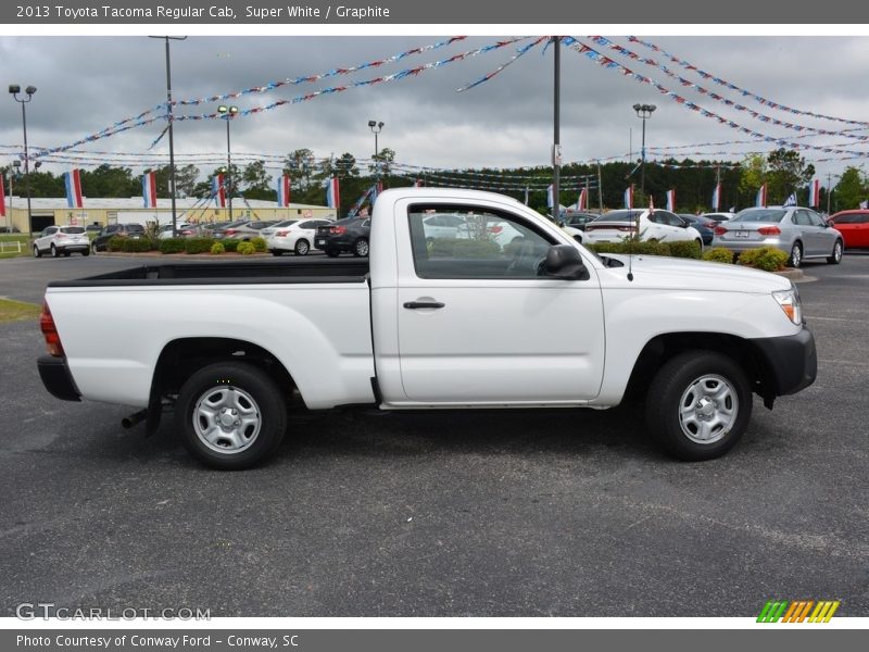 Super White / Graphite 2013 Toyota Tacoma Regular Cab