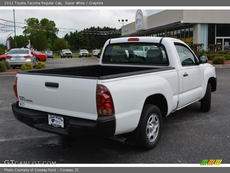 Super White / Graphite 2013 Toyota Tacoma Regular Cab