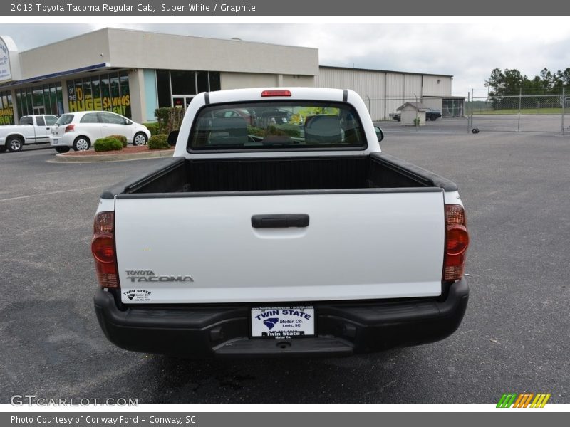 Super White / Graphite 2013 Toyota Tacoma Regular Cab