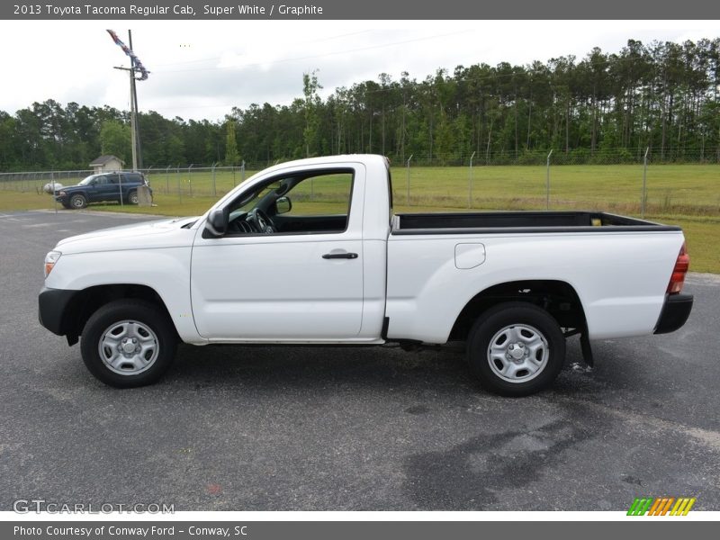 Super White / Graphite 2013 Toyota Tacoma Regular Cab