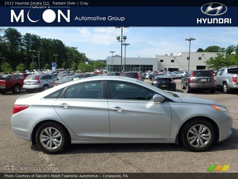 Radiant Silver / Gray 2013 Hyundai Sonata GLS