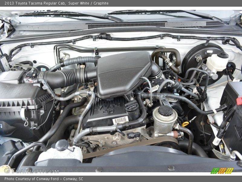 Super White / Graphite 2013 Toyota Tacoma Regular Cab