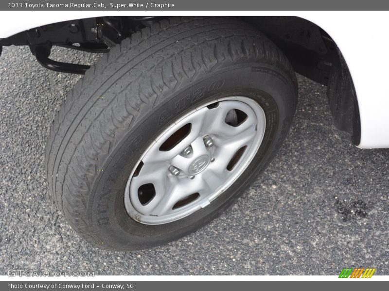 Super White / Graphite 2013 Toyota Tacoma Regular Cab