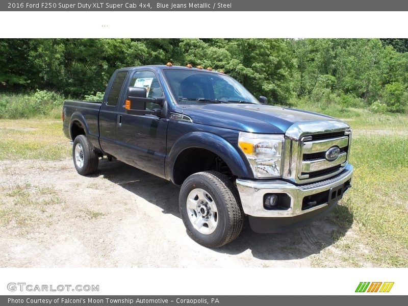 Blue Jeans Metallic / Steel 2016 Ford F250 Super Duty XLT Super Cab 4x4