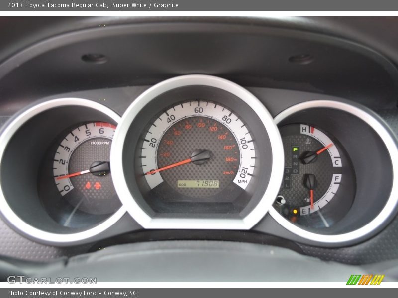 Super White / Graphite 2013 Toyota Tacoma Regular Cab