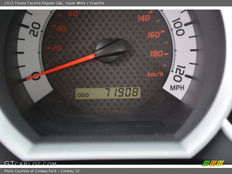 Super White / Graphite 2013 Toyota Tacoma Regular Cab