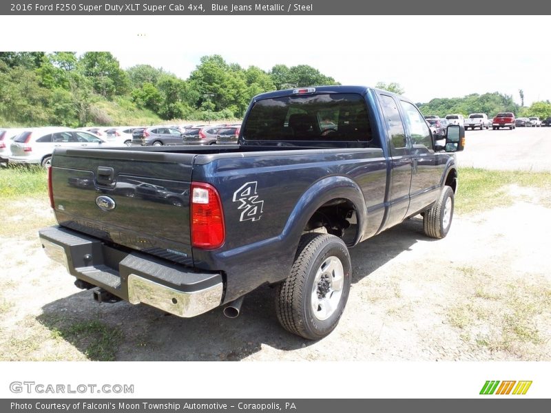Blue Jeans Metallic / Steel 2016 Ford F250 Super Duty XLT Super Cab 4x4