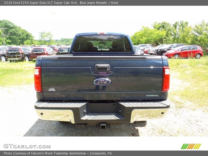 Blue Jeans Metallic / Steel 2016 Ford F250 Super Duty XLT Super Cab 4x4