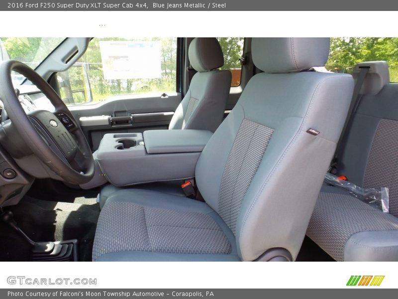 Blue Jeans Metallic / Steel 2016 Ford F250 Super Duty XLT Super Cab 4x4