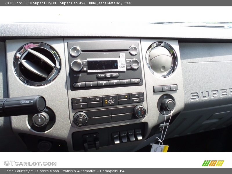 Blue Jeans Metallic / Steel 2016 Ford F250 Super Duty XLT Super Cab 4x4