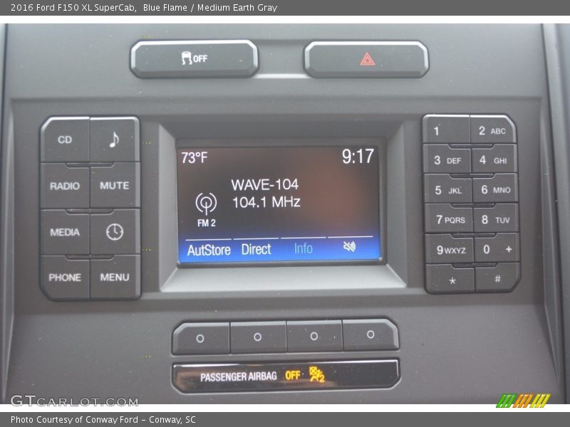 Blue Flame / Medium Earth Gray 2016 Ford F150 XL SuperCab