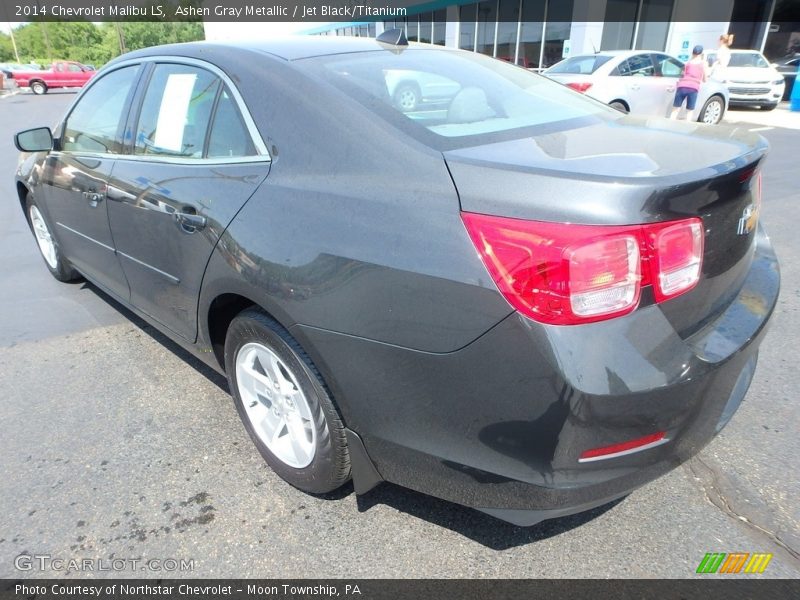 Ashen Gray Metallic / Jet Black/Titanium 2014 Chevrolet Malibu LS