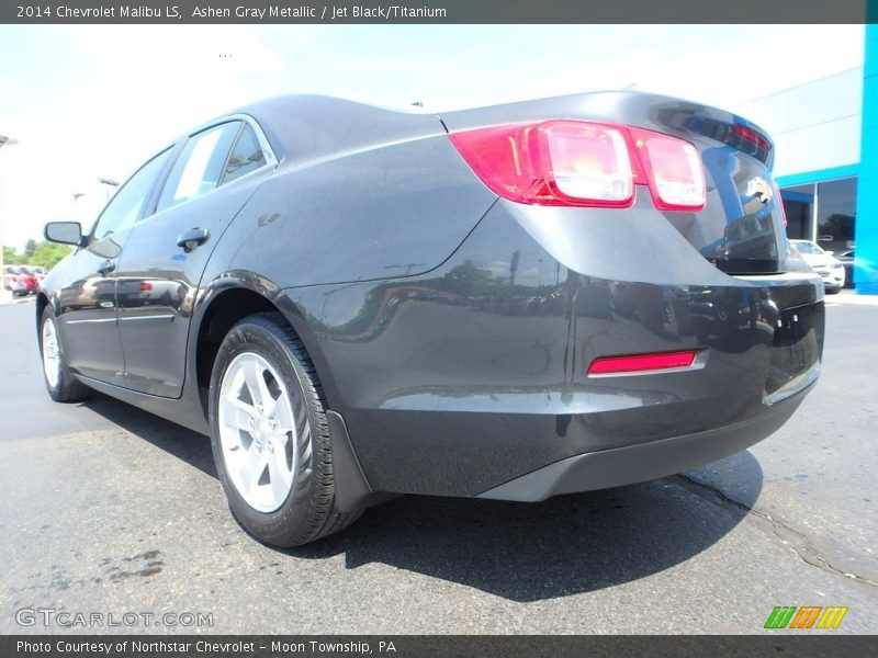 Ashen Gray Metallic / Jet Black/Titanium 2014 Chevrolet Malibu LS