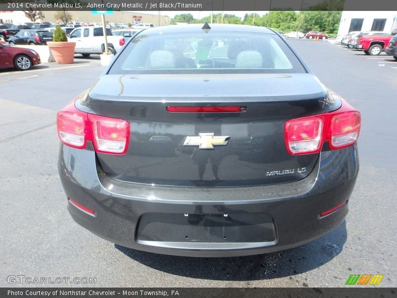 Ashen Gray Metallic / Jet Black/Titanium 2014 Chevrolet Malibu LS