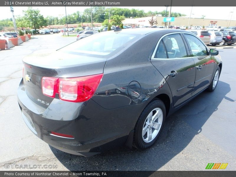 Ashen Gray Metallic / Jet Black/Titanium 2014 Chevrolet Malibu LS