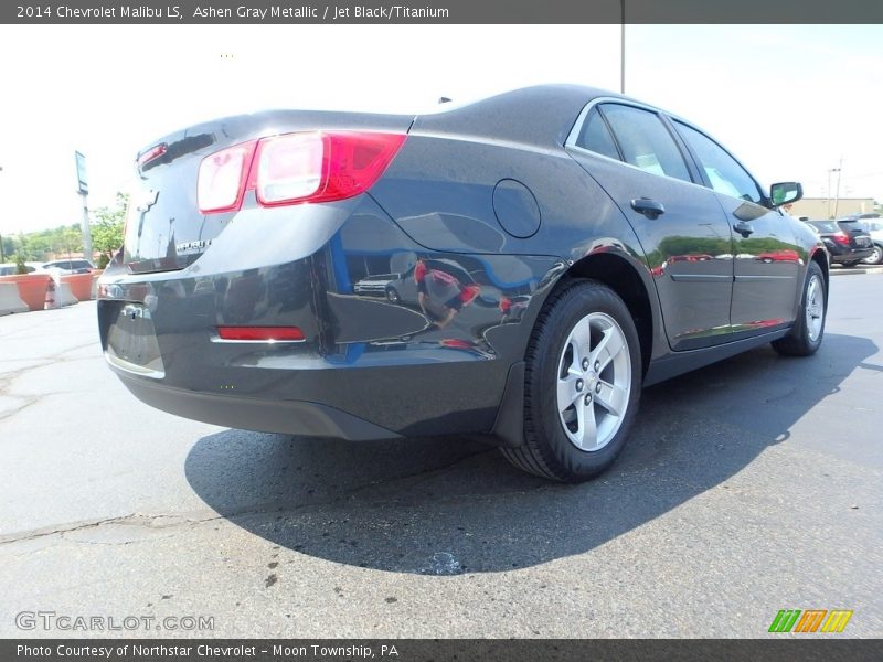 Ashen Gray Metallic / Jet Black/Titanium 2014 Chevrolet Malibu LS