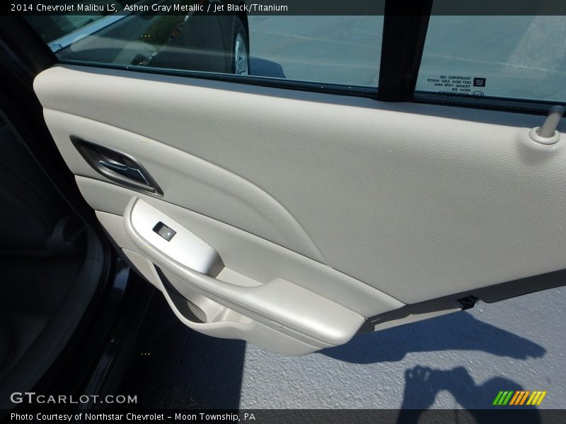 Ashen Gray Metallic / Jet Black/Titanium 2014 Chevrolet Malibu LS