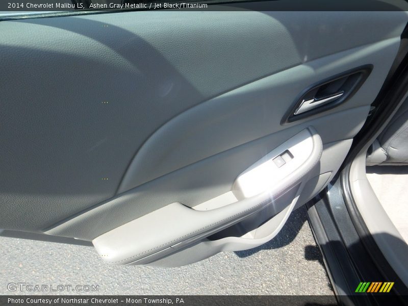 Ashen Gray Metallic / Jet Black/Titanium 2014 Chevrolet Malibu LS
