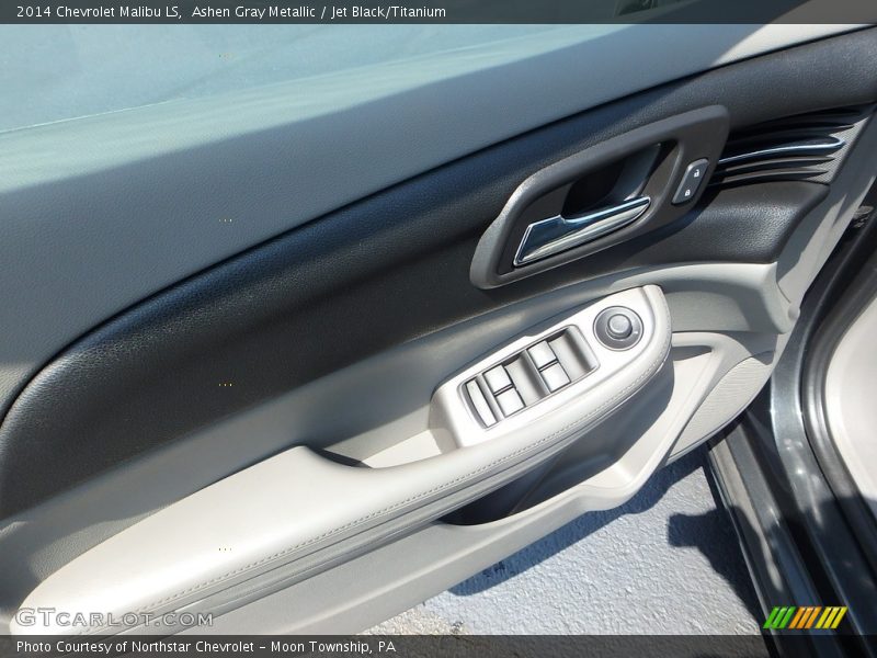 Ashen Gray Metallic / Jet Black/Titanium 2014 Chevrolet Malibu LS